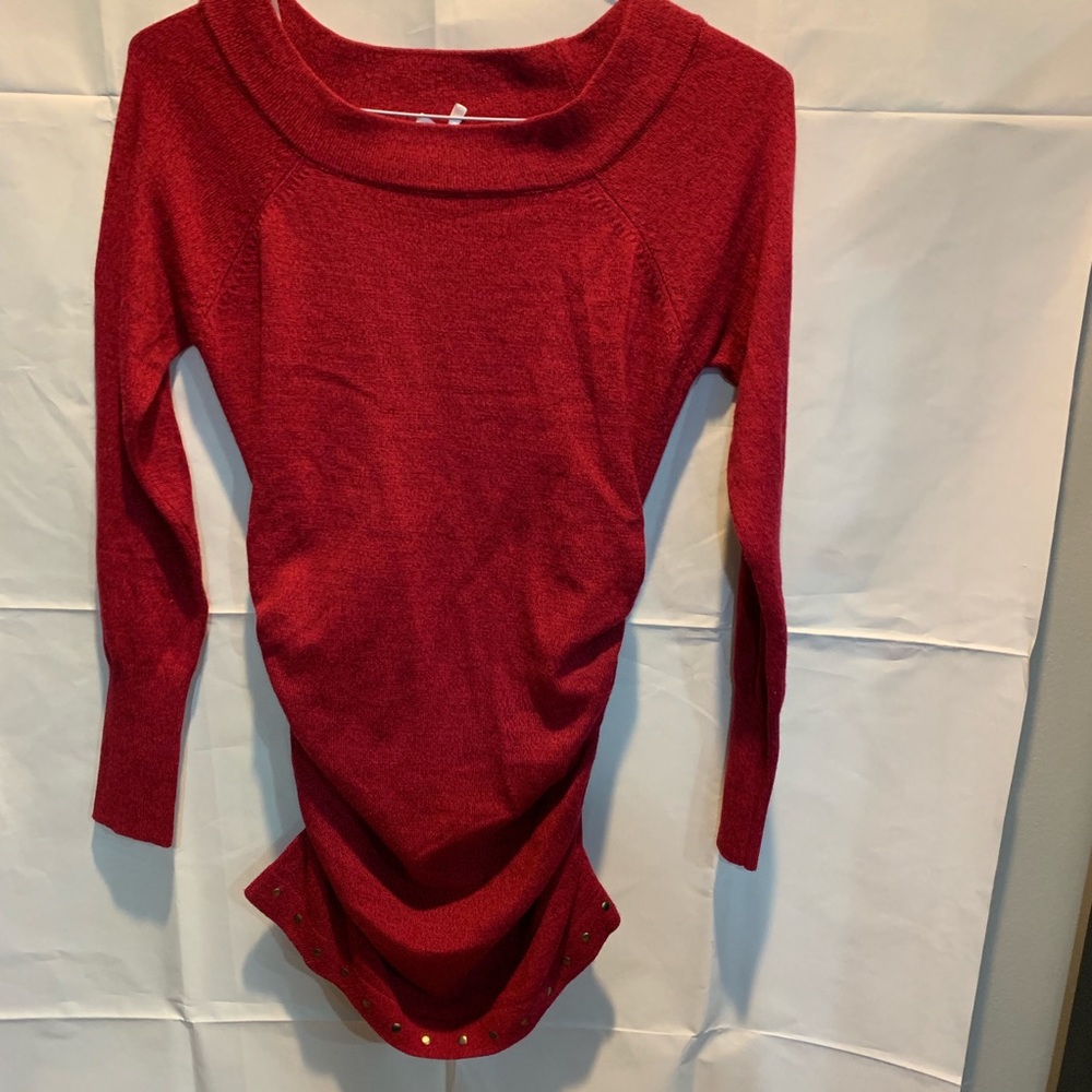 Derek Heart Scarlet Long Sleeve Mini Dress